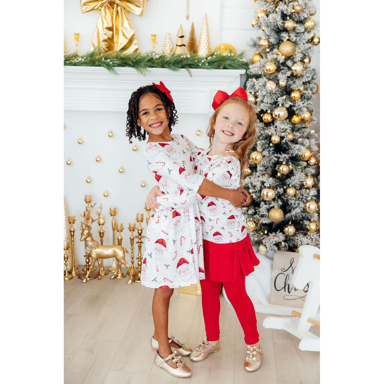 Mistletoe Magic L/S Ruffle Tee