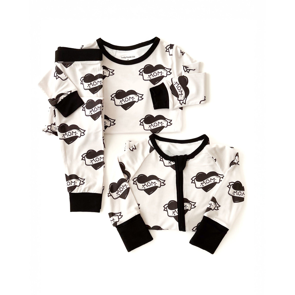 Bamboo Zip Romper | Mom Tattoo