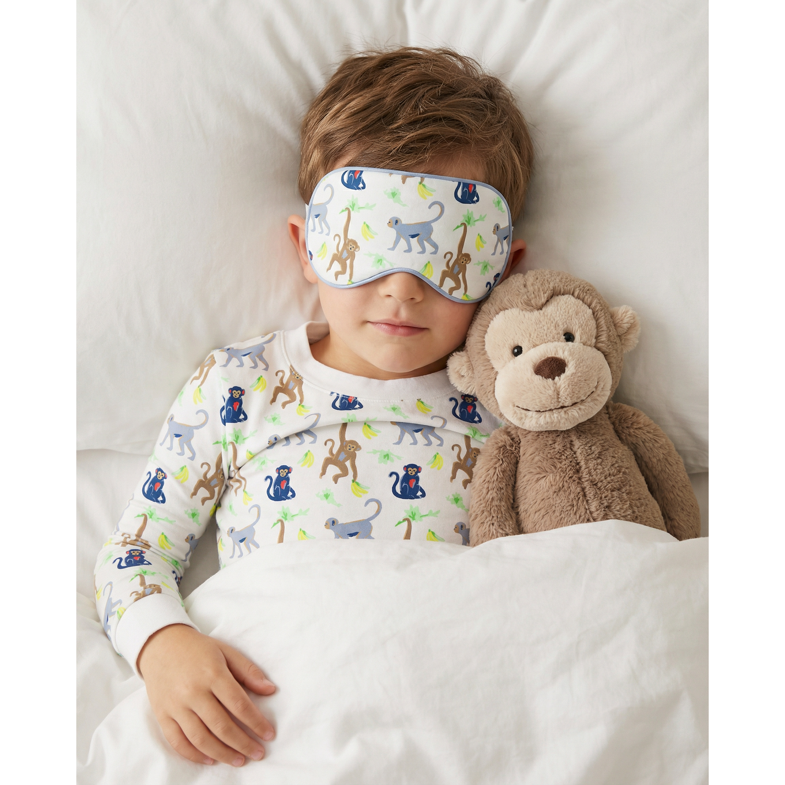 The Organic Long Sleeve Pajama Set [Monkeying Around]
