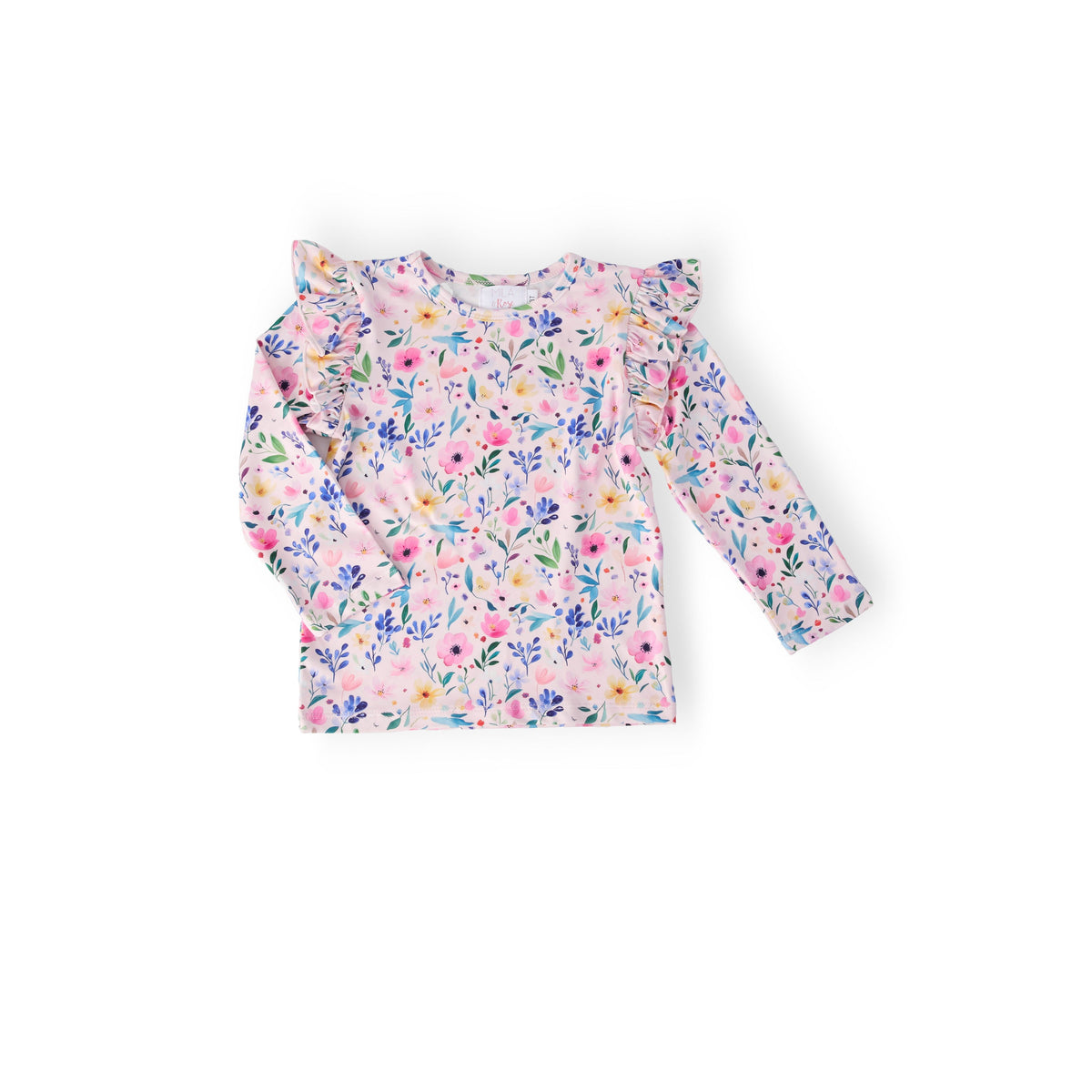 Morning Meadows L/S Ruffle Tee