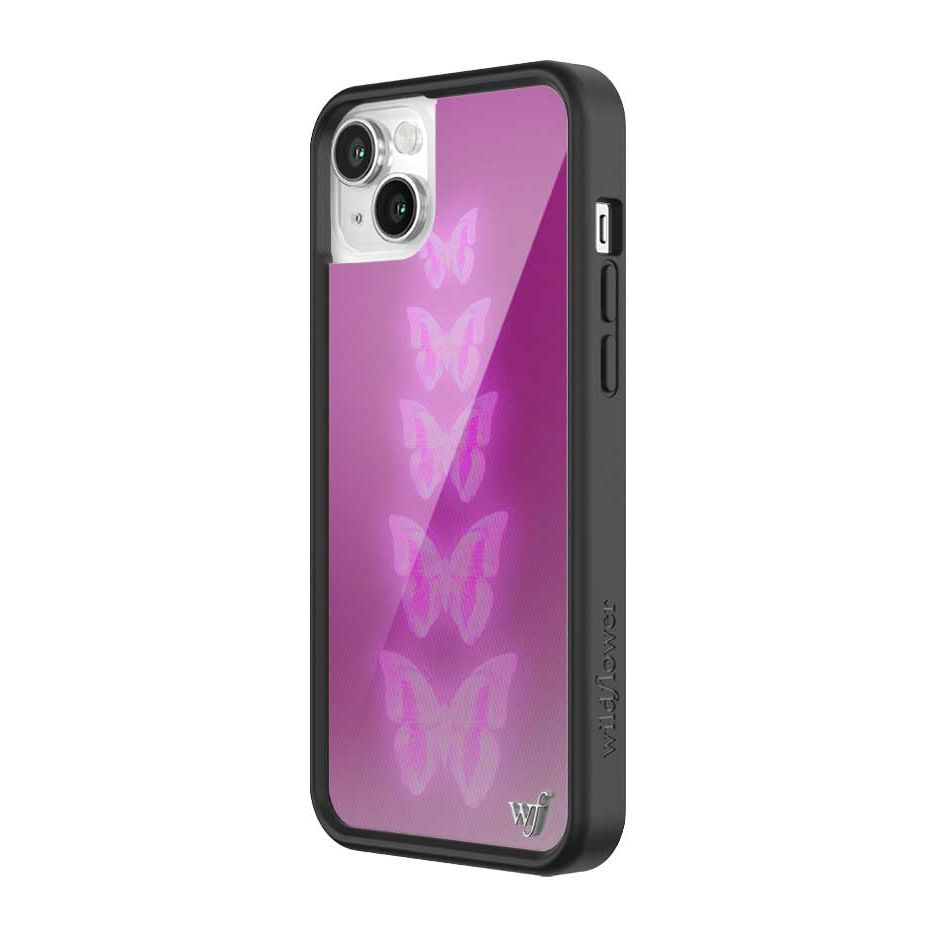 Neon Butterfly iPhone Case