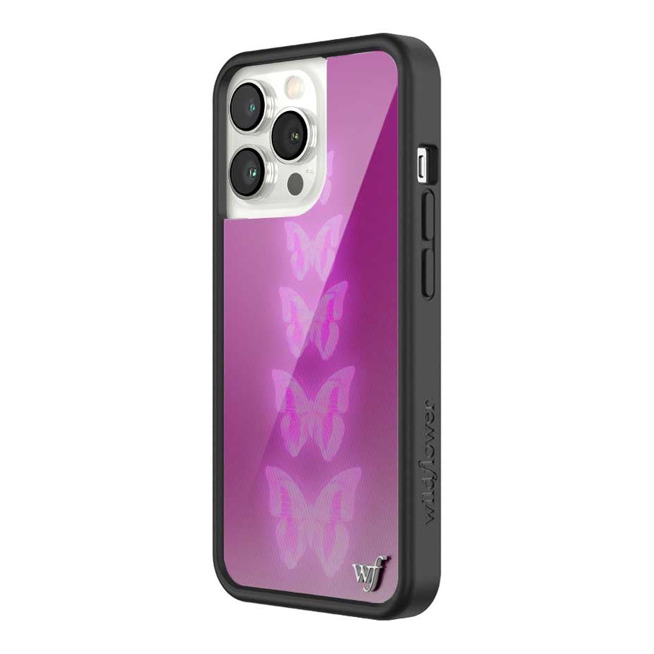 Neon Butterfly iPhone Case