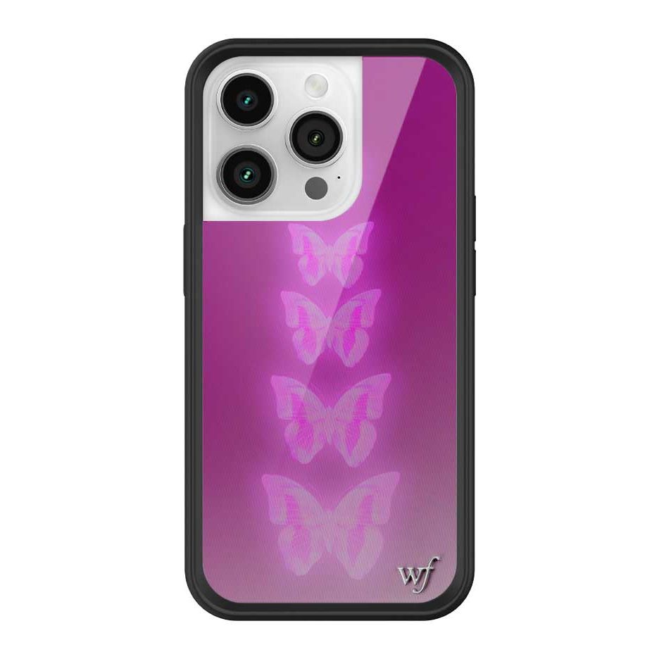 Neon Butterfly iPhone Case
