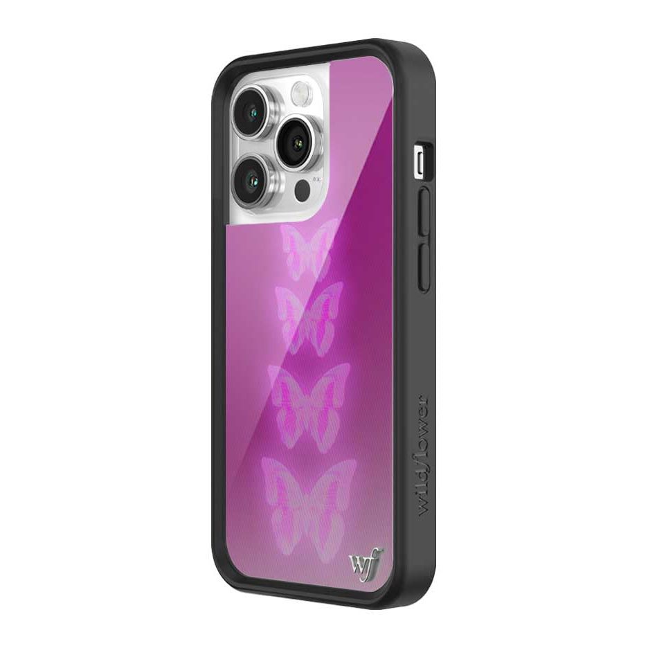 Neon Butterfly iPhone Case