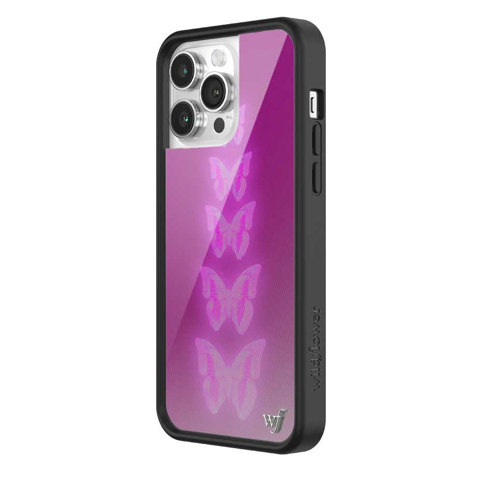 Neon Butterfly iPhone Case