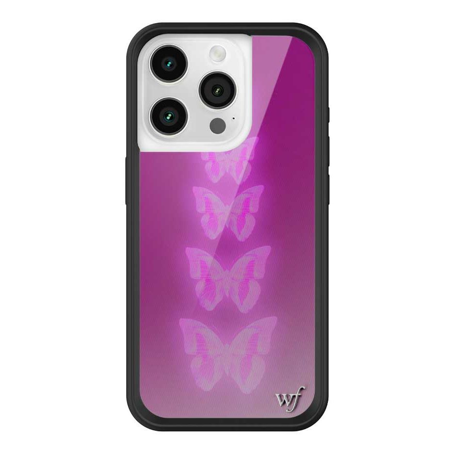 Neon Butterfly iPhone Case