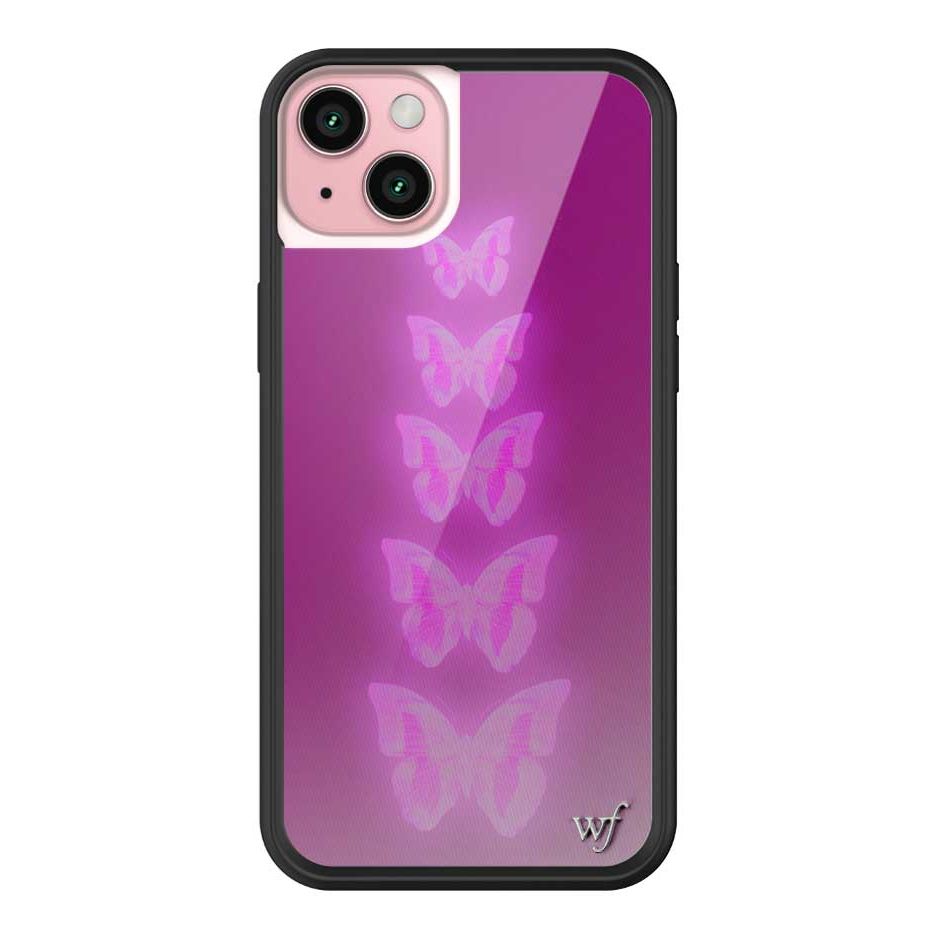 Neon Butterfly iPhone Case