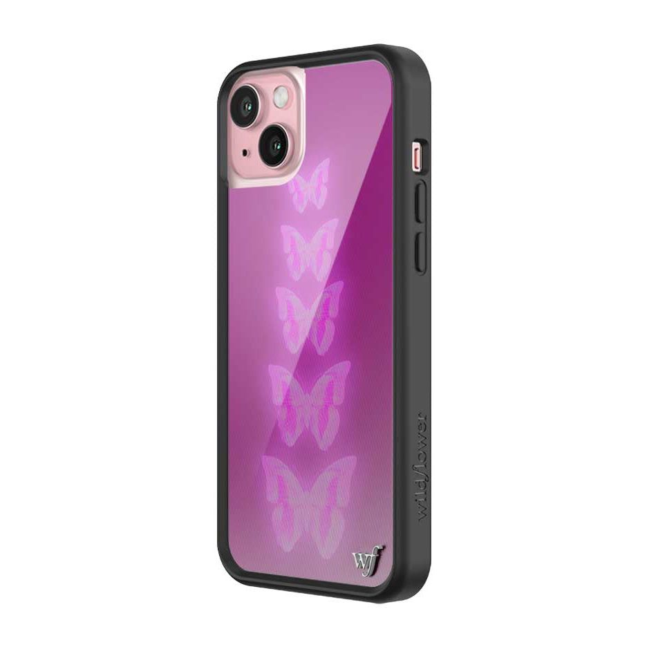 Neon Butterfly iPhone Case
