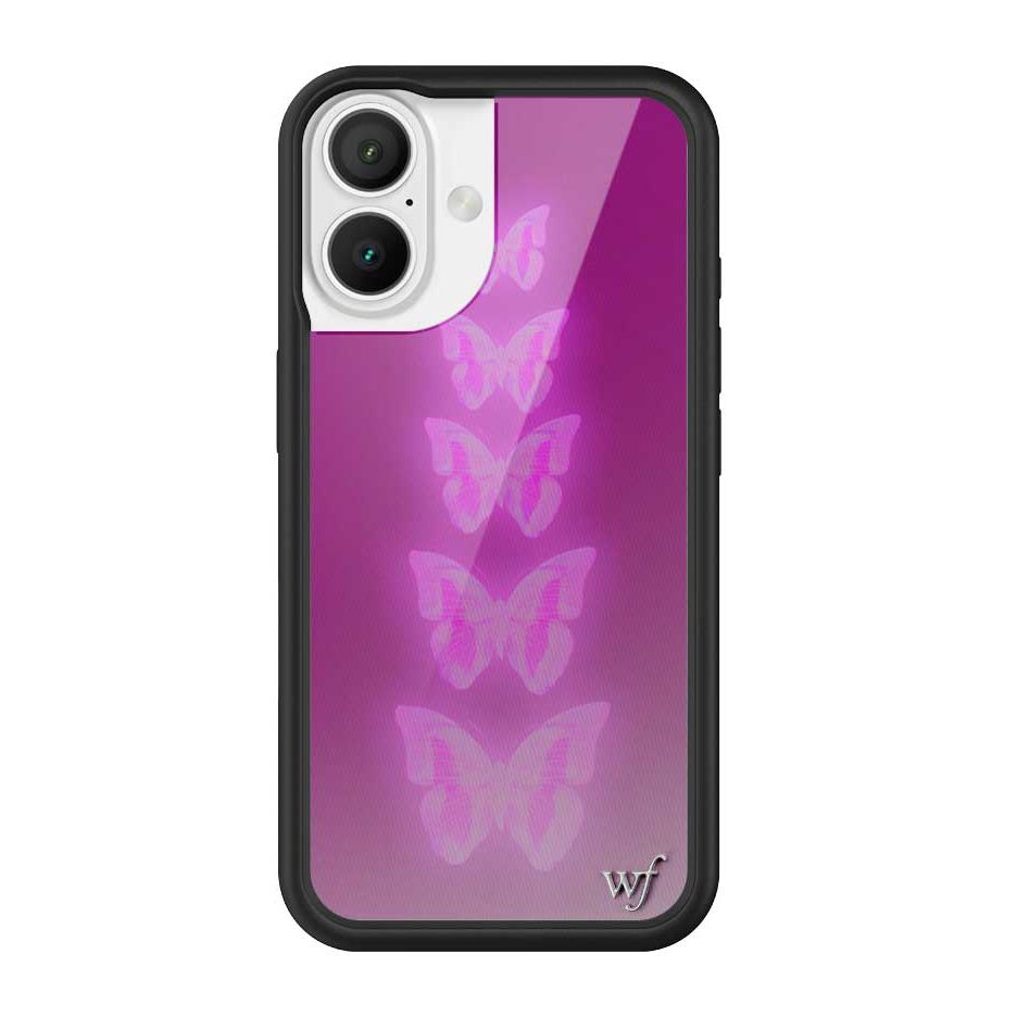 Neon Butterfly iPhone Case