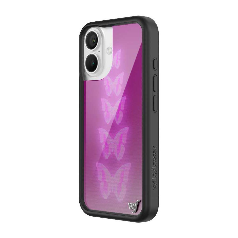 Neon Butterfly iPhone Case