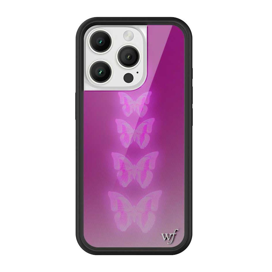 Neon Butterfly iPhone Case