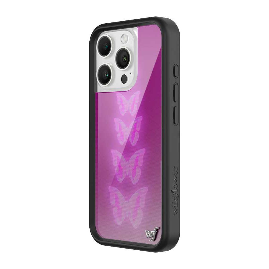 Neon Butterfly iPhone Case