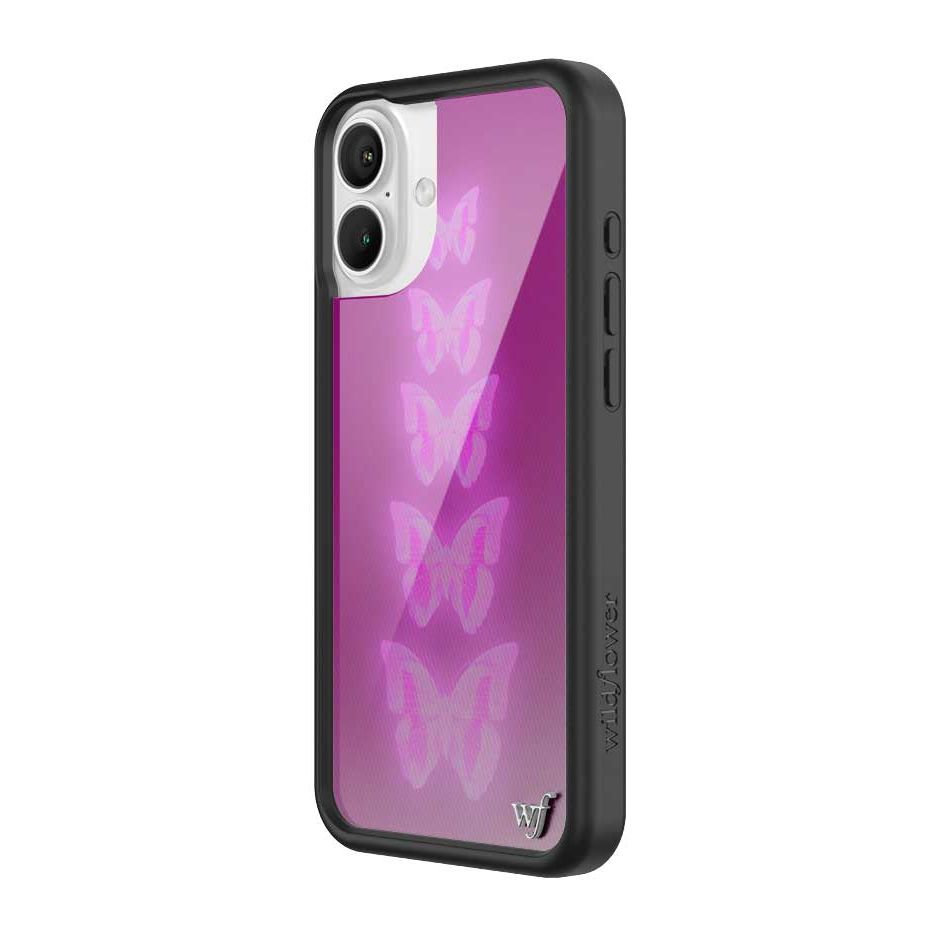 Neon Butterfly iPhone Case