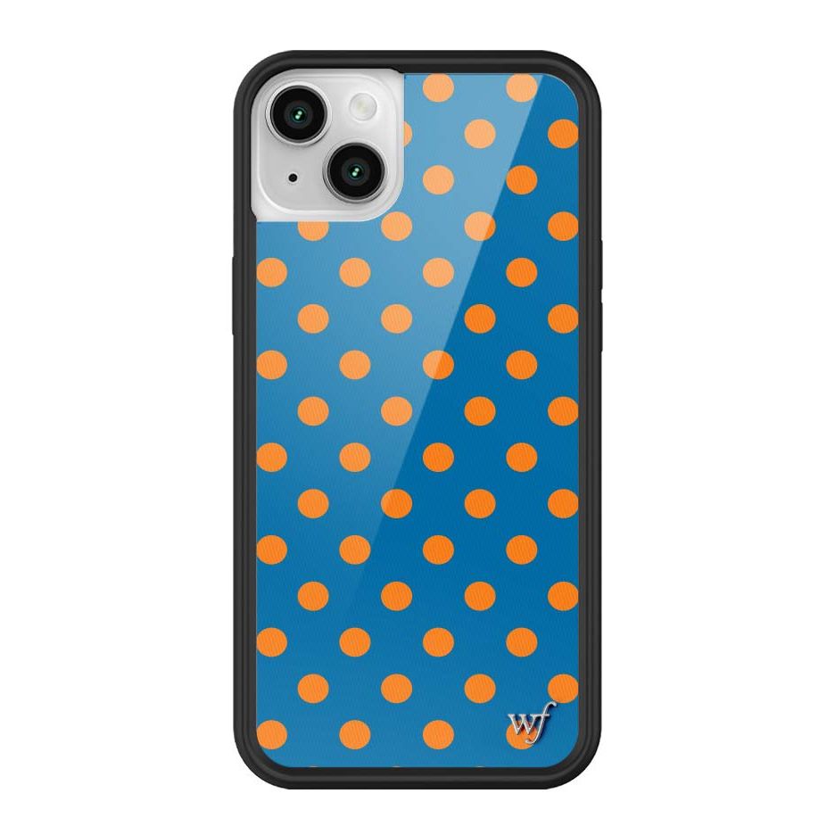 Polka Dot | Blue and Orange iPhone Case
