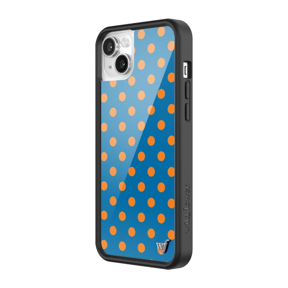 Polka Dot | Blue and Orange iPhone Case