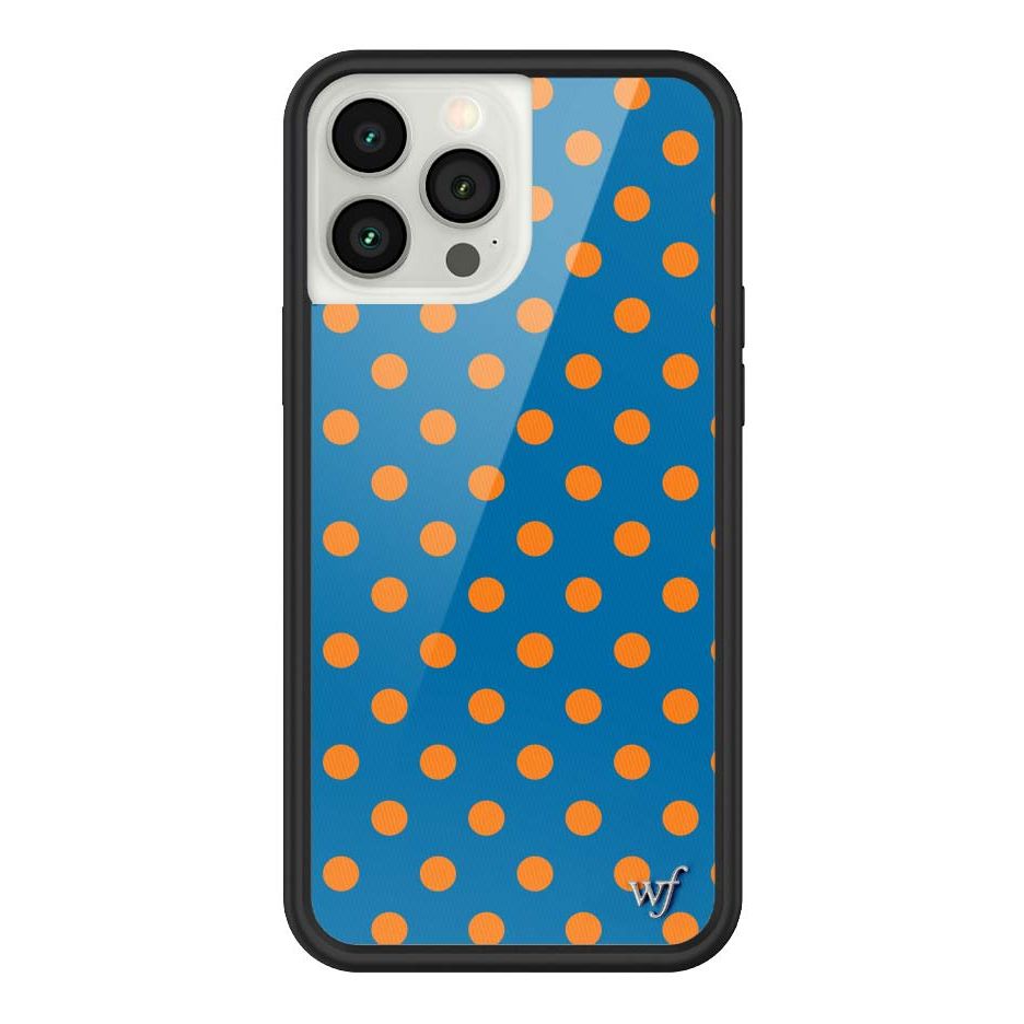 Polka Dot | Blue and Orange iPhone Case