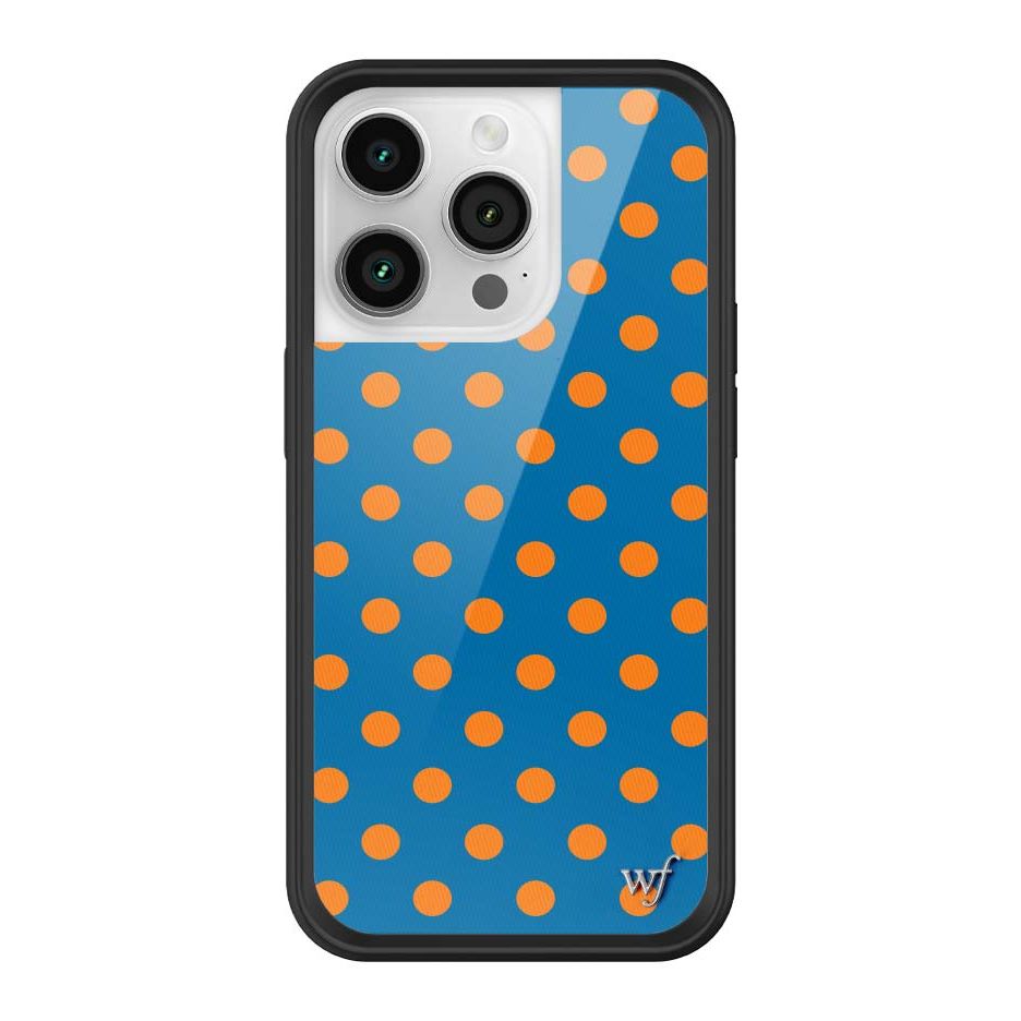 Polka Dot | Blue and Orange iPhone Case