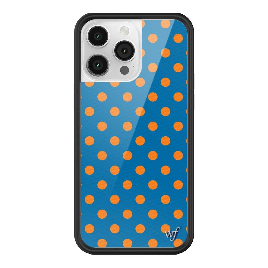 Polka Dot | Blue and Orange iPhone Case