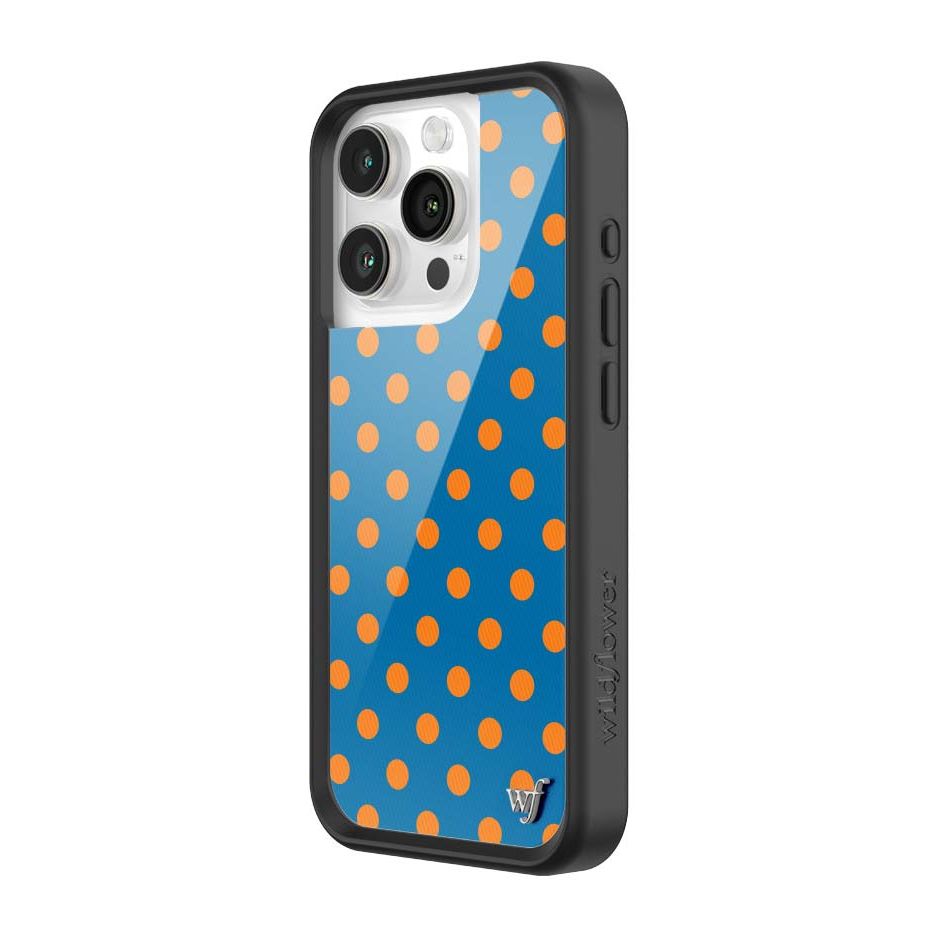 Polka Dot | Blue and Orange iPhone Case