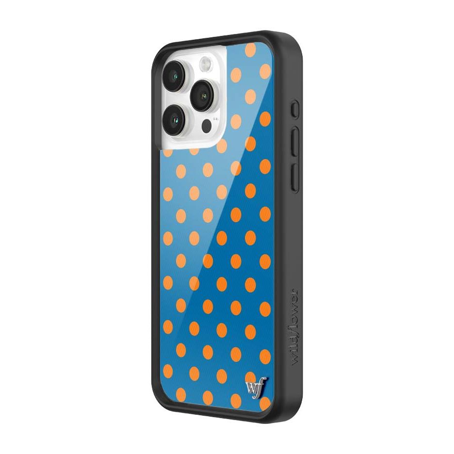 Polka Dot | Blue and Orange iPhone Case