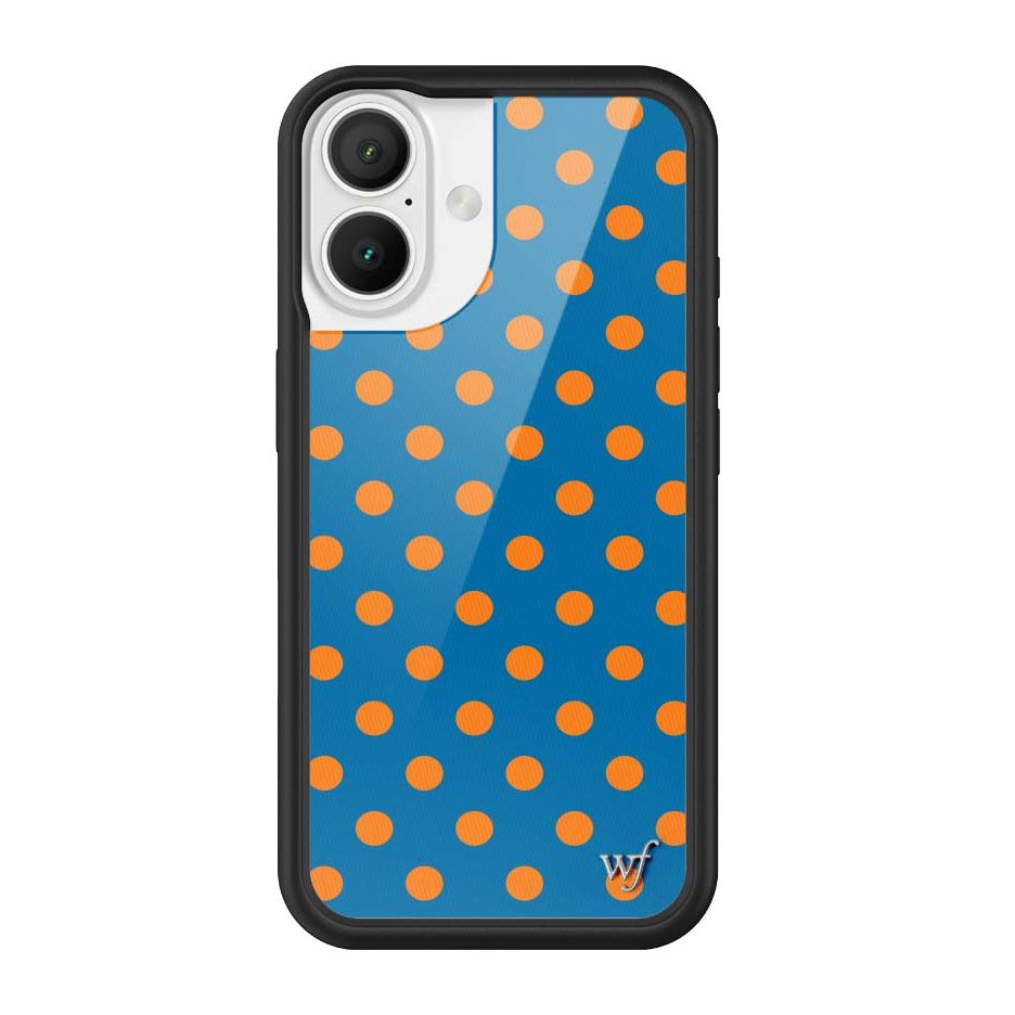 Polka Dot | Blue and Orange iPhone Case
