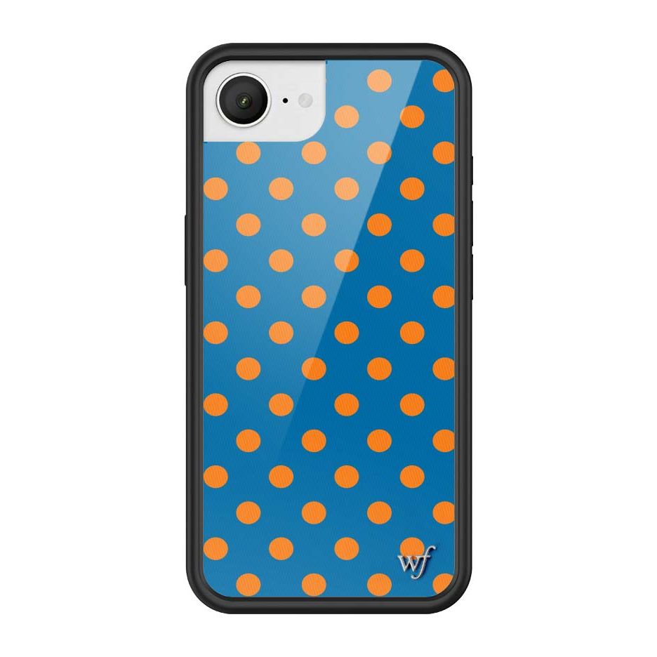 Polka Dot | Blue and Orange iPhone Case