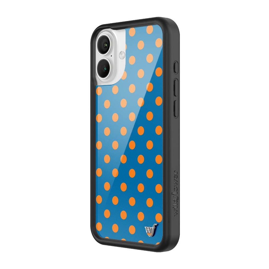 Polka Dot | Blue and Orange iPhone Case