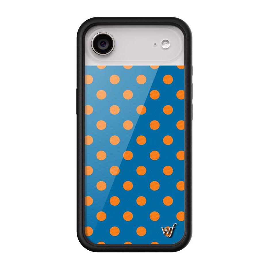 Polka Dot | Blue and Orange iPhone Case