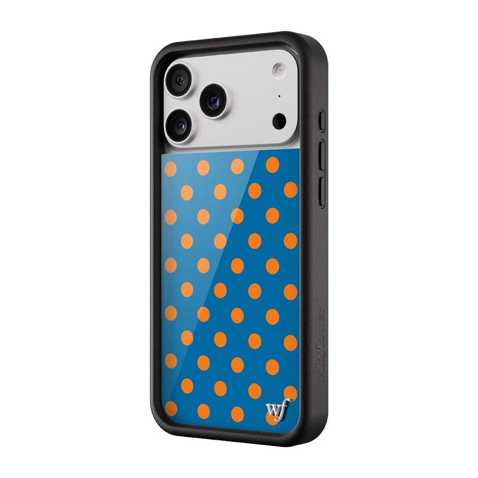 Polka Dot | Blue and Orange iPhone Case