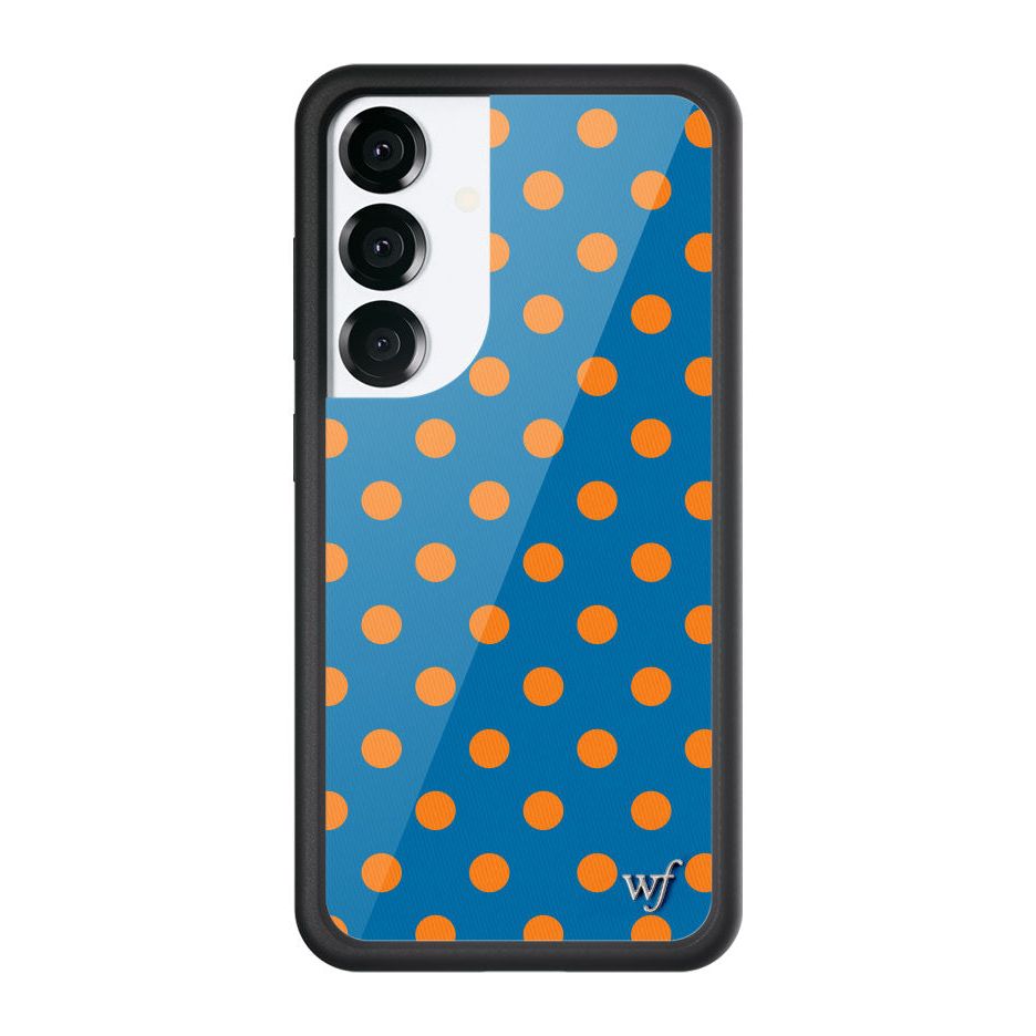 Polka Dot | Blue and Orange Samsung Galaxy Case