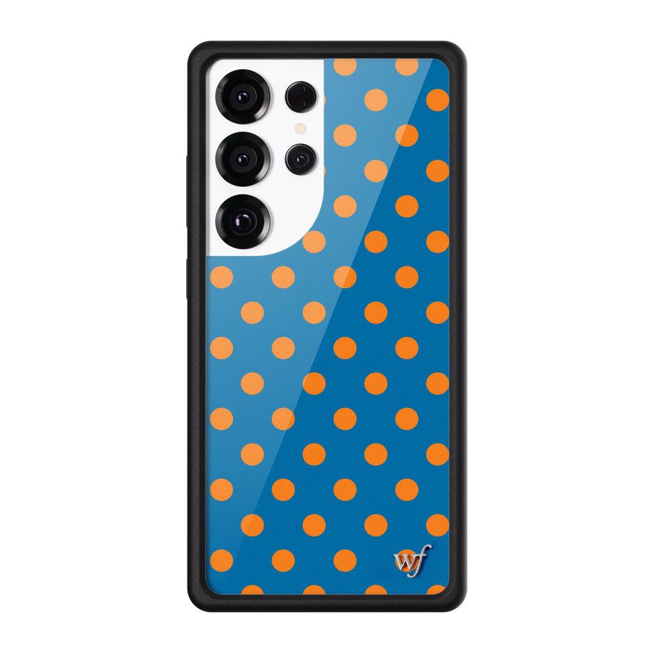 Polka Dot | Blue and Orange Samsung Galaxy Case