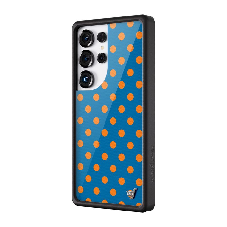 Polka Dot | Blue and Orange Samsung Galaxy Case