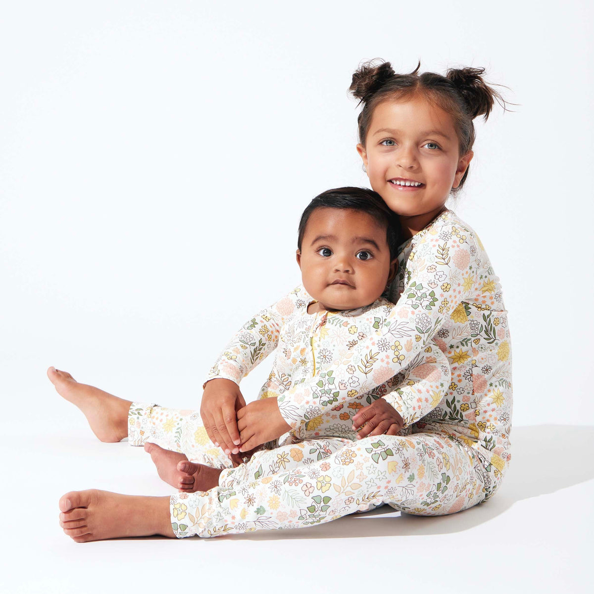 Fall Floral Bamboo Convertible Footie