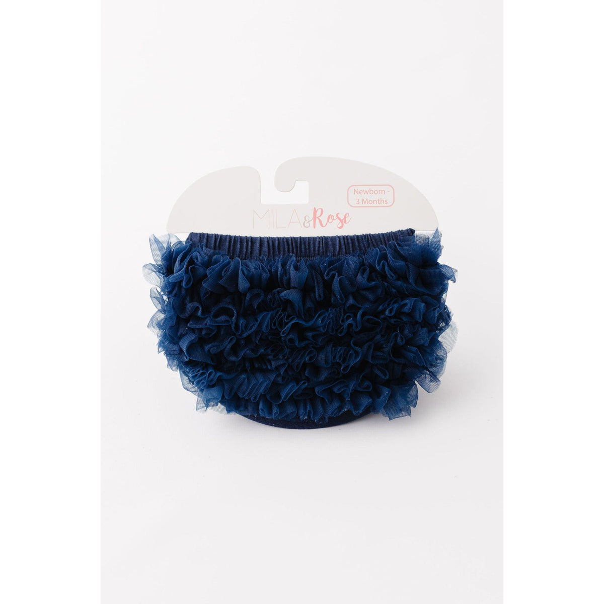 Navy Blue Ruffle Bum Bloomer