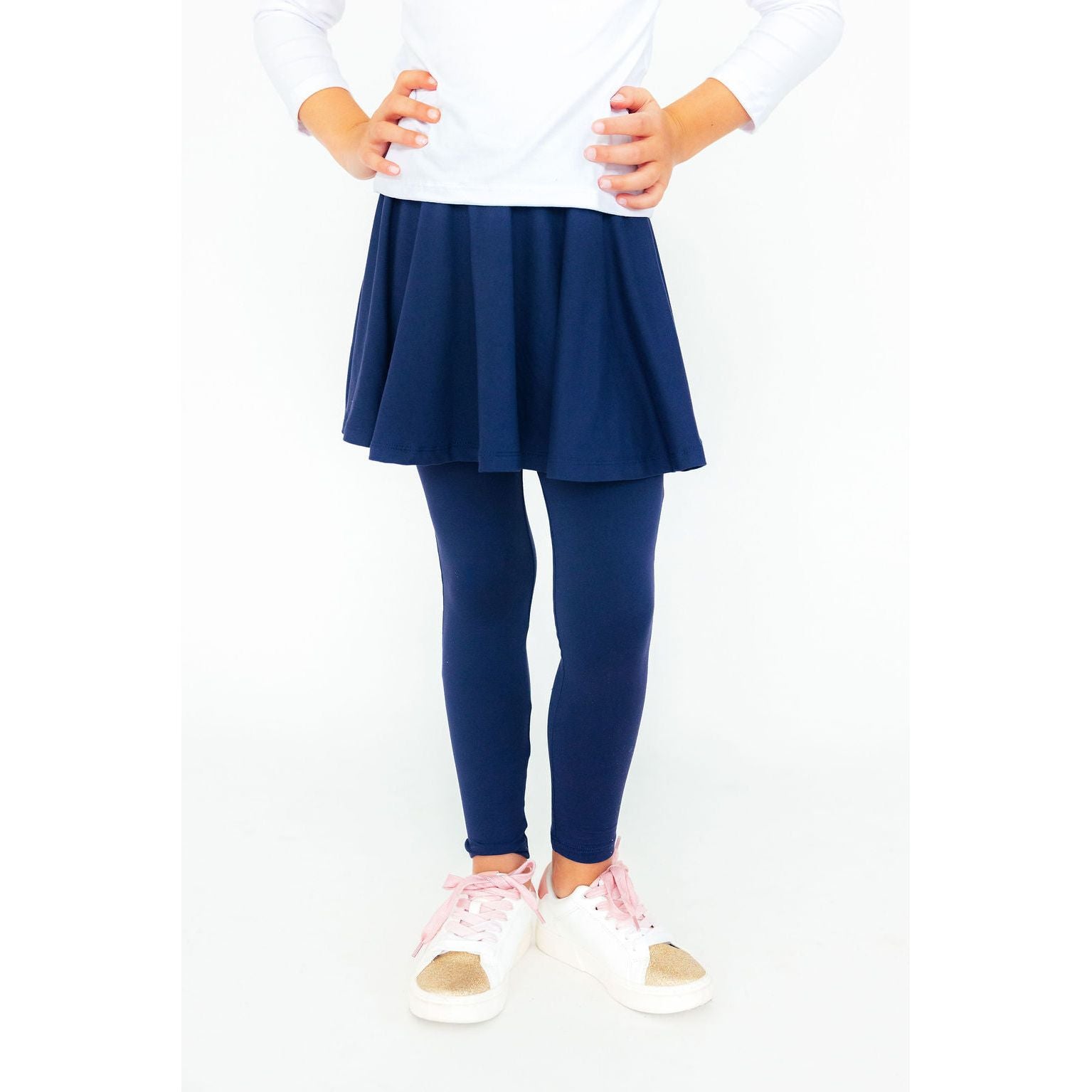 Navy Twirl Skegging