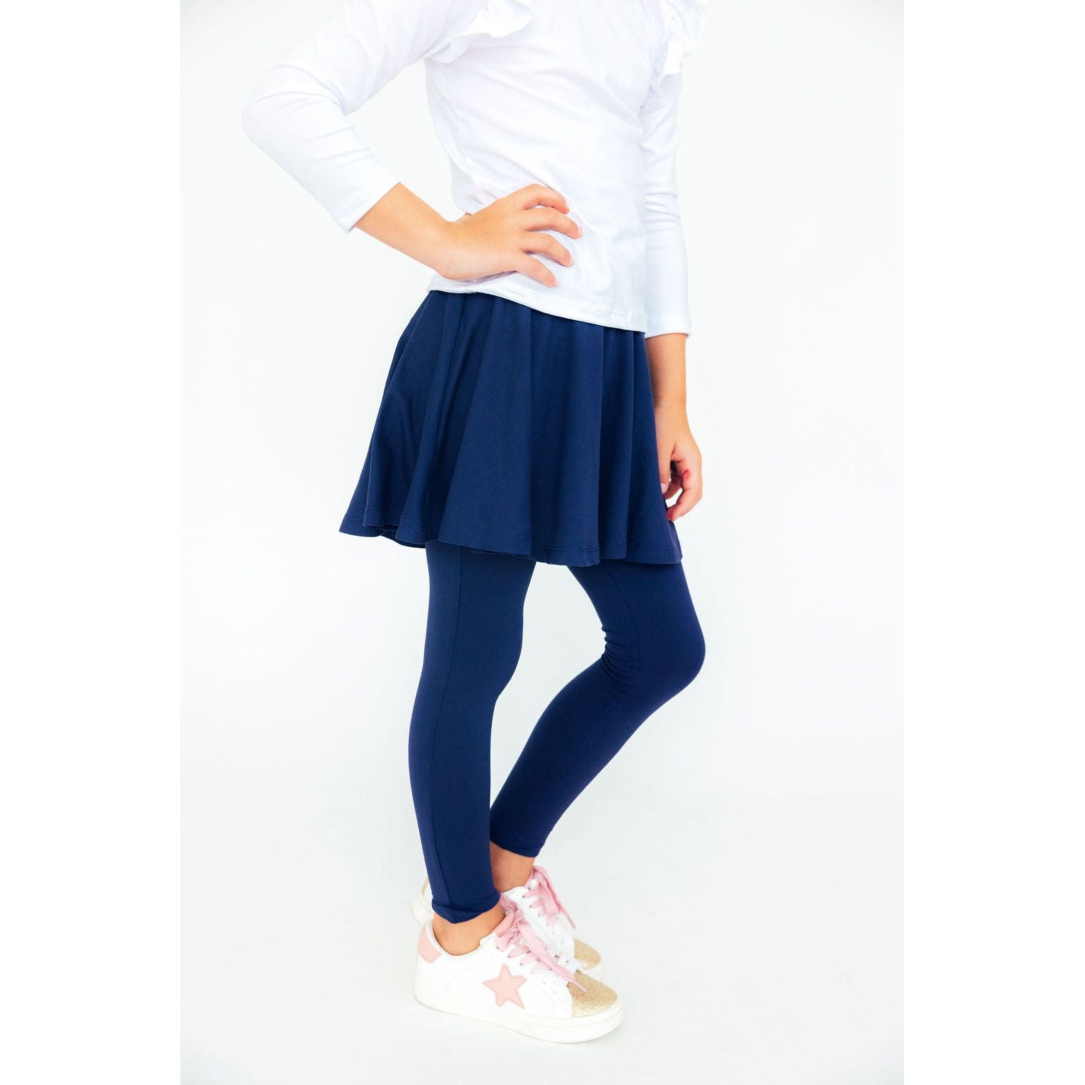Navy Twirl Skegging