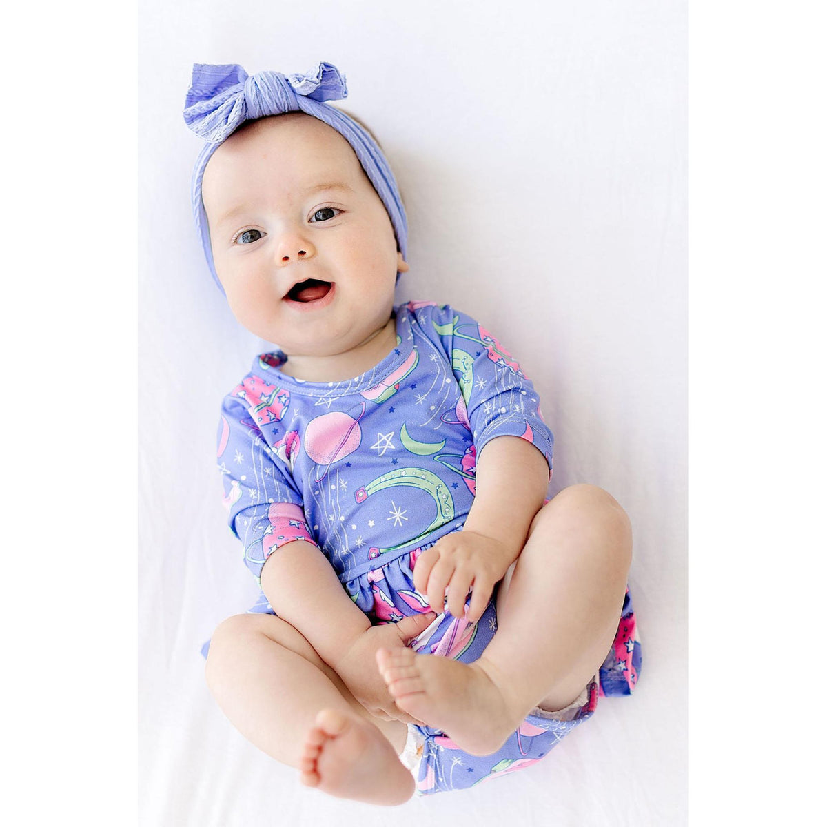 Neon Moon 3/4 Sleeve Twirl Bodysuit