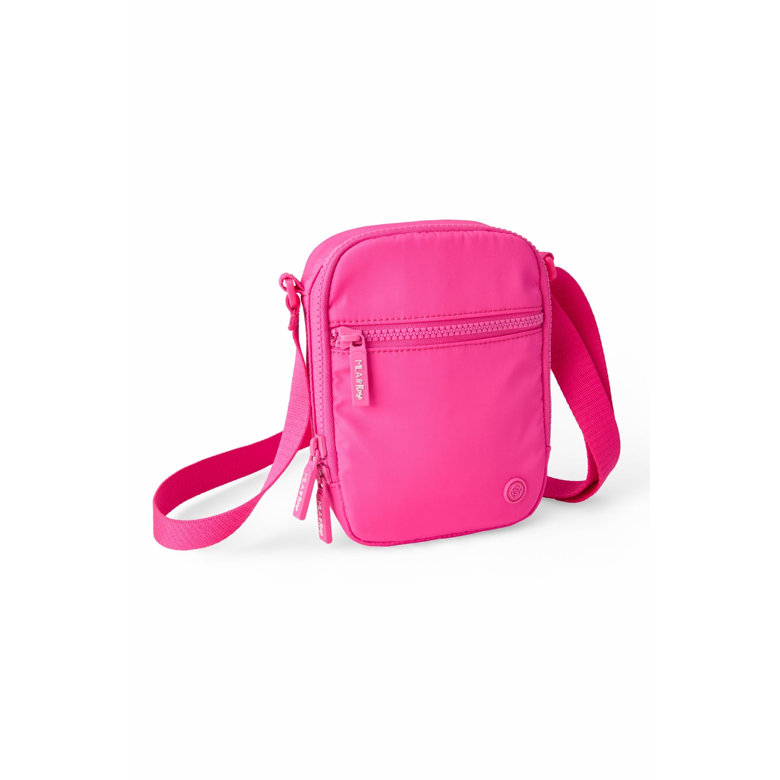 Neon Pink Crossbody Bag