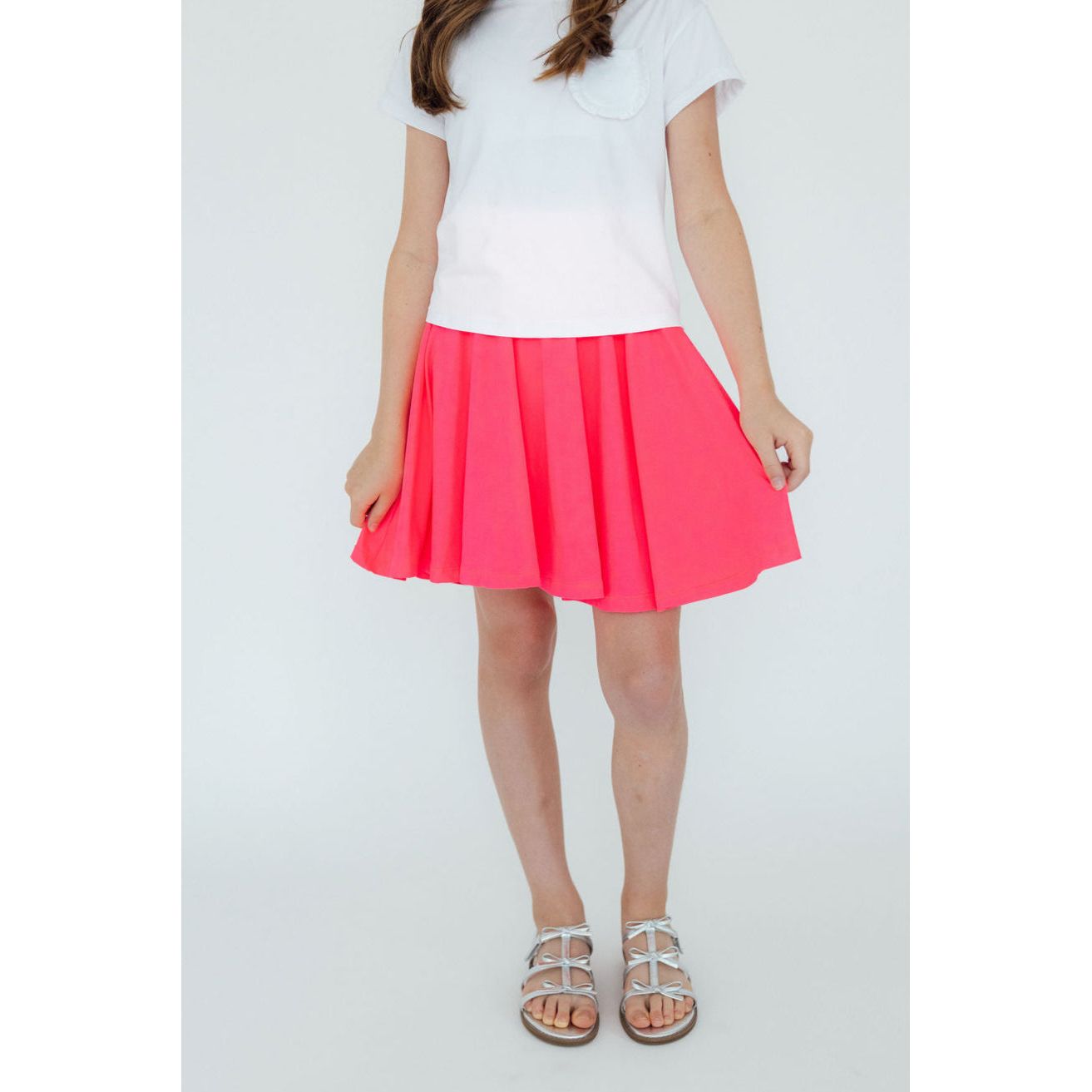 Neon Pink Twirl Skort