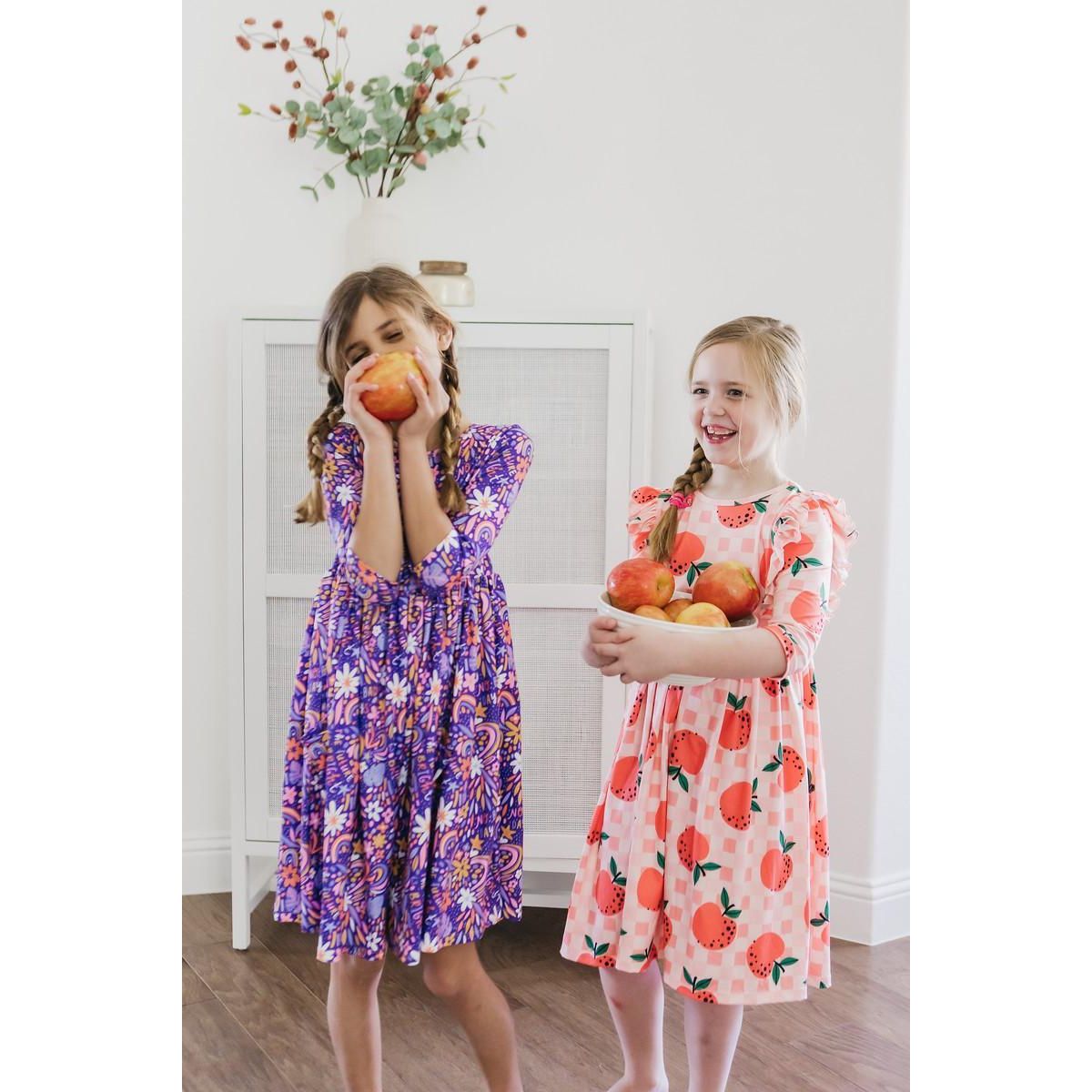 No Bad Days 3/4 Sleeve Pocket Twirl Dress