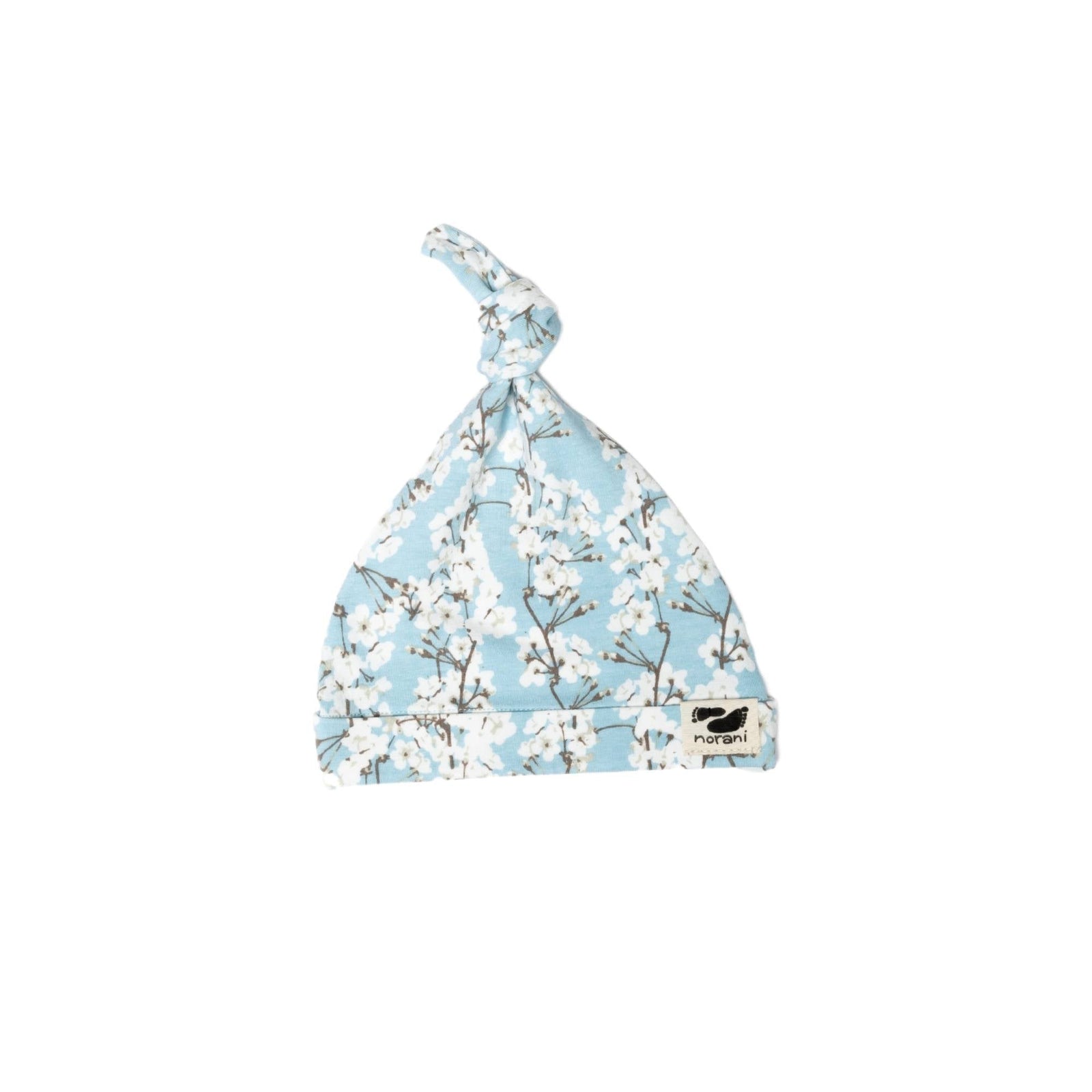 Organic Baby Beanie - Cherry Blossoms