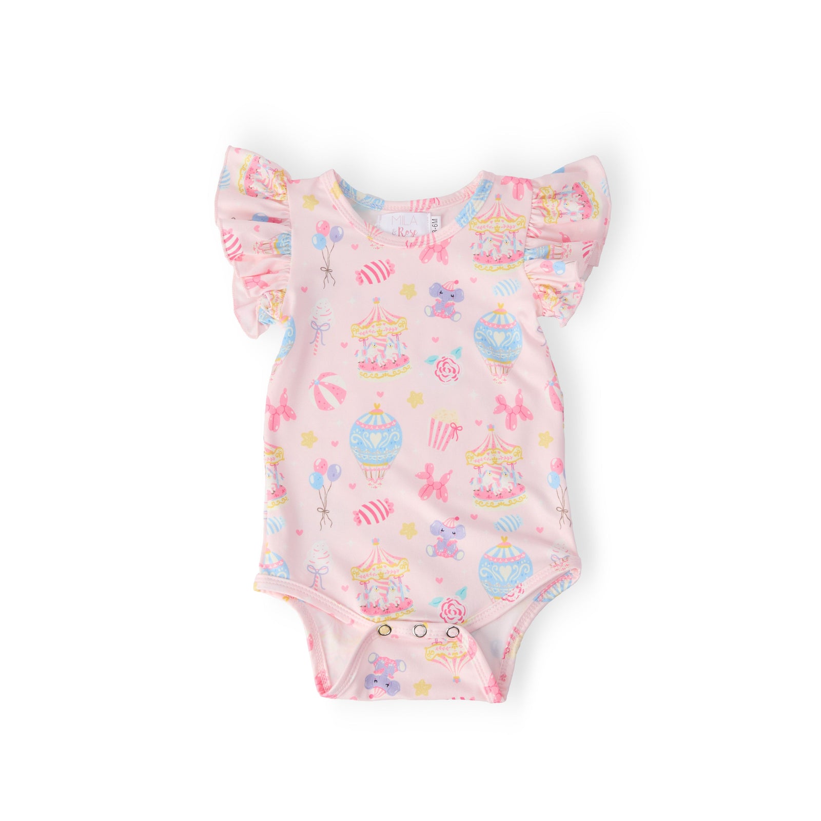 Off to the Circus S/S Flutter Bodysuit