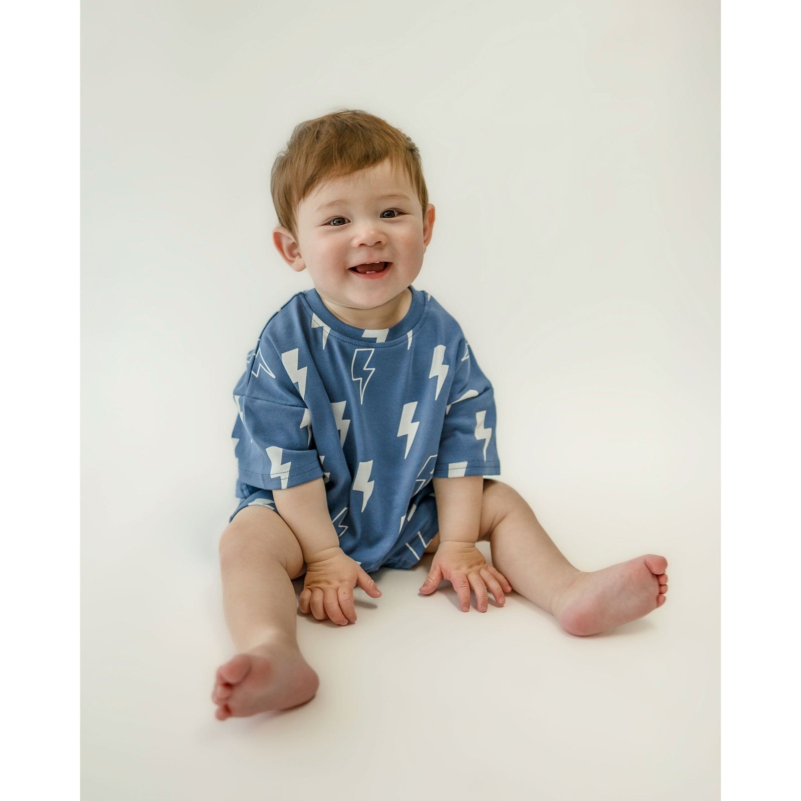 Shorts Set | Blue Bolts