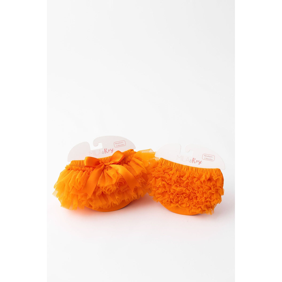 Orange Ruffle Bum Bloomer