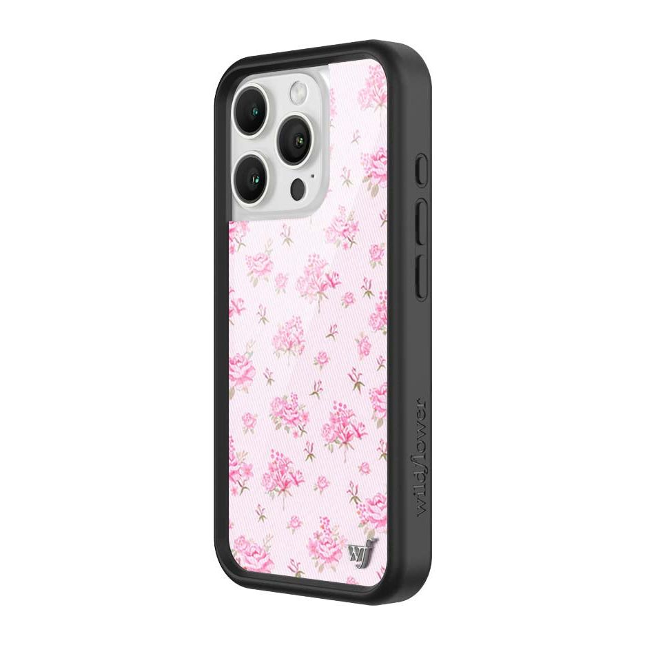 Forget Me Not Floral | Pink iPhone Case