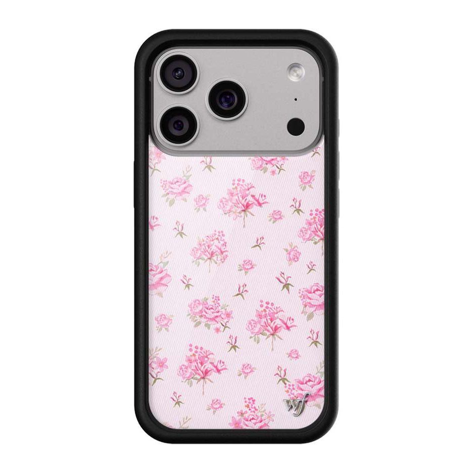 Forget Me Not Floral | Pink iPhone Case