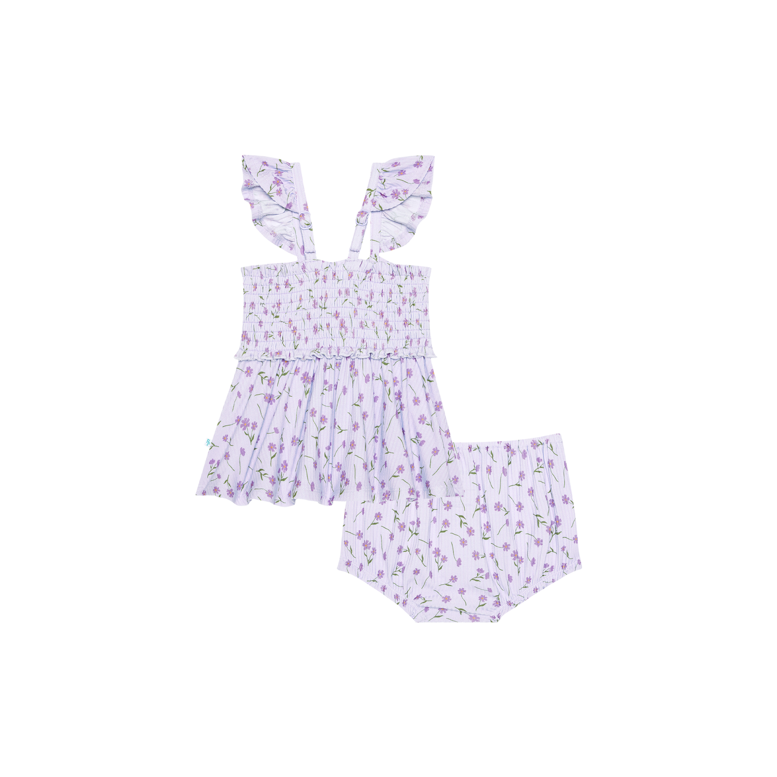 jeanette | flutter sleeve romper & bloomer