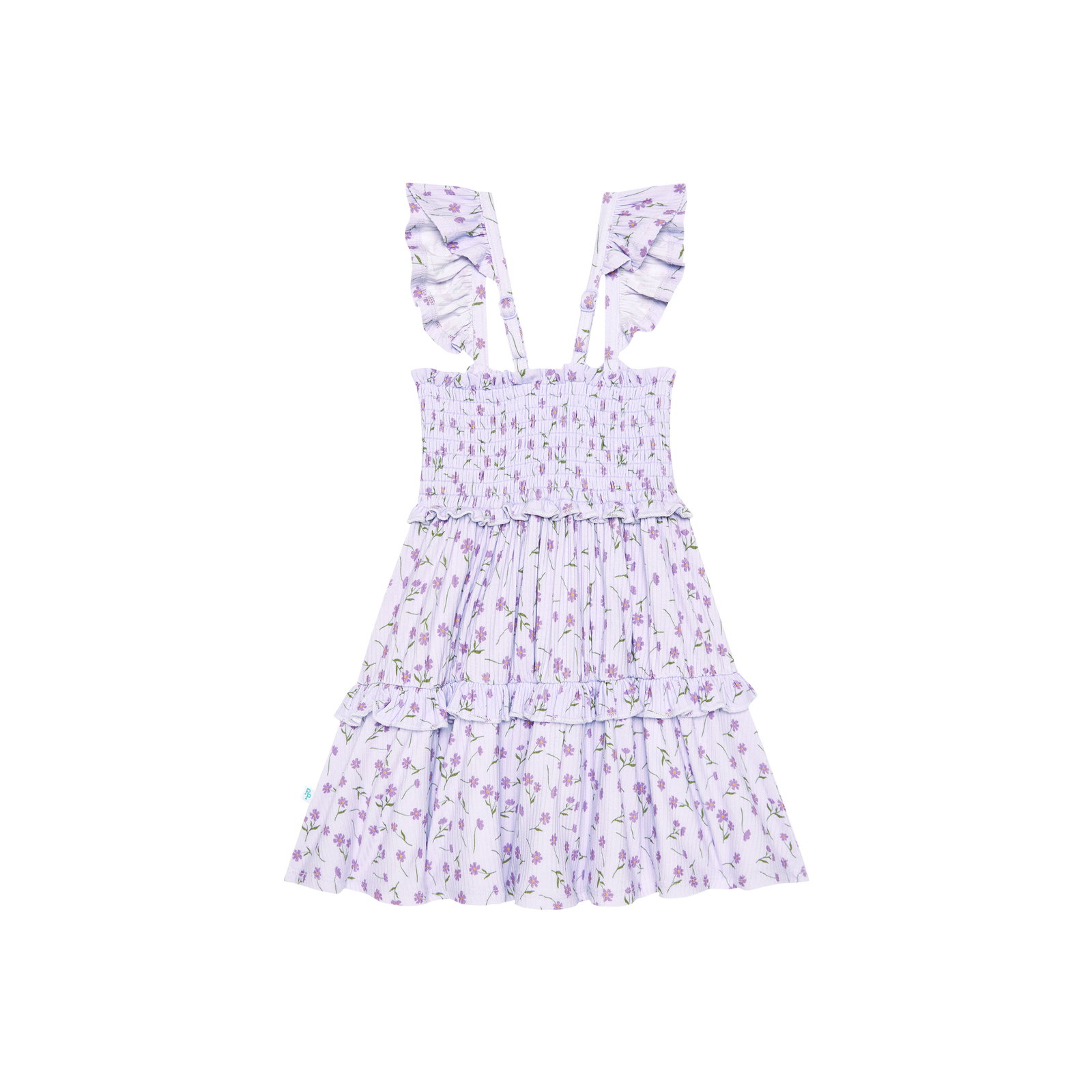 jeanette | smocked flutter sleeve dress
