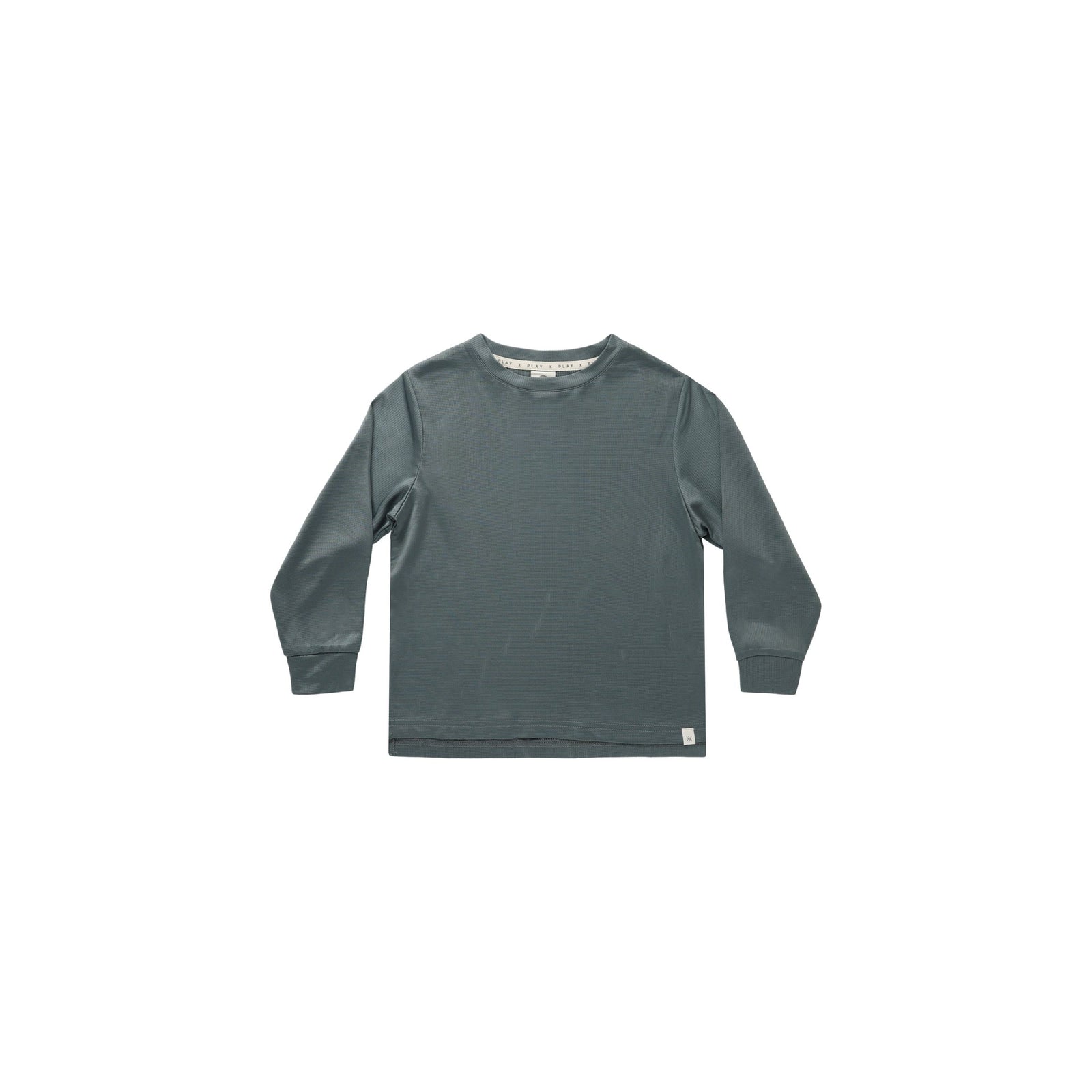 cove long sleeve tee || indigo