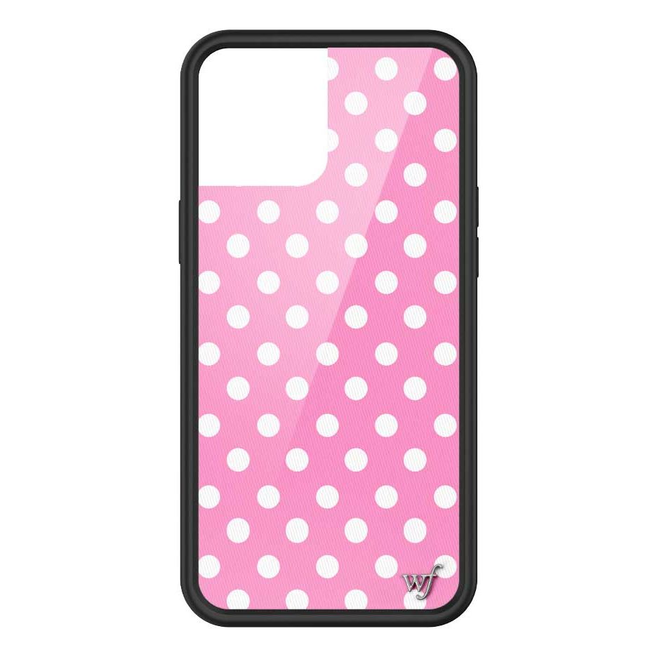 Polka Dot | Pink and White iPhone Case